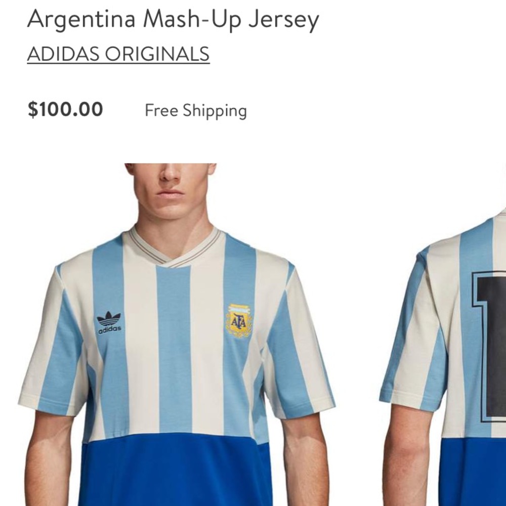 Adidas limited addition FIFA Argentina shirt
